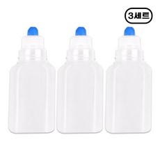 해호 투약병 PP재질 반투명 짧은마개 200CC 투약병, 3개, 3p