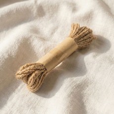 마끈 2합 롤 포장 리본 공예 DIY 황마끈 택끈 2mm 44m, 1개, 상세페이지 참조