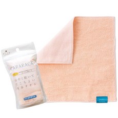 오카(OKA) 손수건 타올 건도 양호 카라카 약 25cm × 25cm 핑크 (흡수 속건 건도 양호 항균 방취) 4548622805536