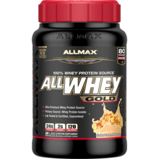 ALLMAX 分離乳清蛋白粉, 咸焦糖爆米花, 1個, 907克