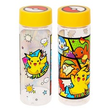 Pokémon 寶可夢兒童水壺 可愛卡通造型 輕巧安全材質, Yellow, 1個, 500ml