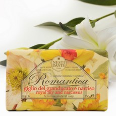 네스티단테 비누 로맨티카 백합 앤 수선화, 250g, 2개입