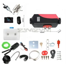 디젤 에어 히터 12v/24v 5kw 주차 보트 캐러밴 RV 캠핑카 버스 트럭용 Lcd 디스플레이 및 리모컨 포함, 03 12V 5000W