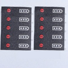 케이스 키 스티커 라벨 태그 팩, 1개, 2. 10Pcs