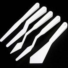 물결샵 페인팅 파레트 나이프 5P 문구 스페츌라 물감 용품 잡화 공예 전문가 미술재료 도구