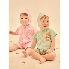 CAREBEARS 케어베어즈 오가닉 반팔아기바디수트