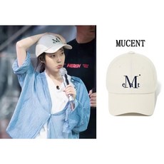 MUCENT 棒球帽 韓國設計師品牌 字母刺繡 老帽 遮陽帽 男女同款