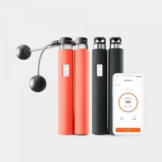 앳플리 피우 2in1 앱연동 홈트 스 무선 줄없는 실내 줄넘기 다이어트 211133, 피우 줄넘기 리빙코랄211133