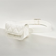 모리엘타 골프공파우치 골프공주머니 골프힙색, 1개, 화이트