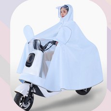 AOKADA 배달 판쵸 오토바이 비옷 우의 남녀공용, 1인용 블루