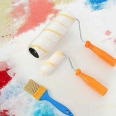 대목 페인팅 도구 4P세트 옐로우 방문