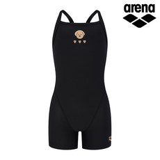 아레나 컬리팜 아동 3부 반신 드롭백 여아 수영복 A6SG1GL01