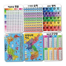 나우에듀 유아학습 벽그림 6종 세트 (3단계) 79000EA 1EA, 세트 1개입
