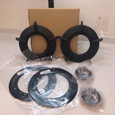 富爾康內焰爐配件六件組：爐架墊片、湯杯、油杯、底座等 適用林內瓦斯爐 鑄鐵爐架, 1個, 林內用6件套(原廠)請附型號