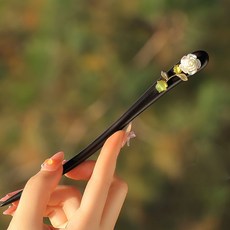 고급 비녀 뒤꽂이 한복머리장식 쪽머리 전통공예 올림머리 혼주