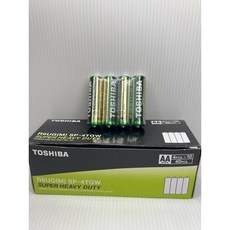 TOSHIBA 東芝 碳鋅電池 環保電池 無汞無鎘, 1個, 三號電池 4入
