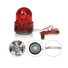 차량경광등 고휘도램프 경광등 볼트식 자석식 교통안전 점멸등 사고예방, 황색 DC12V 자석용, 1개