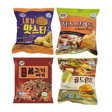 매점빵 대신 4종 맛스타 치즈브레드 직화불고기 골드런치 총4개 편의점 햄버거, 570g, 1세트