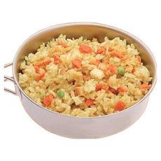 露營中毒本鋪乾燥飯，速泡即食甜椒素雞飯，輕快風素食沖泡飯，戶外登山行動糧, 1個, 咖哩飯