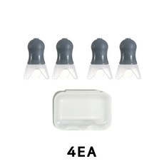 플랜와이 미니 기압 조절 소음 방지 귀마개 E-, 1세트, 4개입