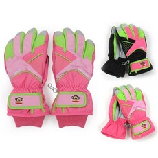 스키장갑 색상랜 방한 여아 패딩장갑 폴프랭크S14