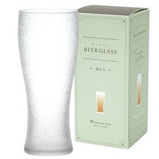 도요사사키 비어 글라스 거품 360ml 유리 맥주잔 개별 박스, 1개