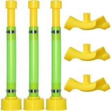 3개 가스통 주둥이 교체용 10.9인치 Midwest Scepter 가스통과 호환 PVC 가스 호스 12510 갤런 연료통에 적합 1.75인치1.8인치, 3 PCS 11.7'' (with bender)