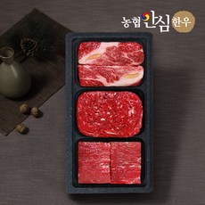 [농협안심한우] 1등급 감사혼합세트 (등심+불고기+장조림)팩당400g총1.2kg, 1개