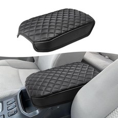 201037 KBH 센터 콘솔 팔걸이 커버 토요타 4러너 2003-2009와 호환 맞춤형 핏 액세서리 중간 뚜껑 쿠션 프로텍터 비닐 가죽 긁힘 방지 블랙, 201037 KBH 센터 콘솔 팔걸이 커버, 토요타 4