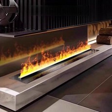 3D 전자벽난로 70cm 가짜불 대형 불꽃 장식 인테리어 감성 빌트인 가습기 불멍 수증기, 1. 70cm 블랙티타늄 앱제어 단색