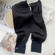 冰絲防曬袖套女通勤開車寬鬆護袖冰袖 副廠商品, OL通勤風高品質 黑色, 1個