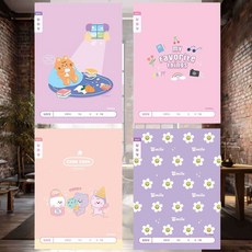 알림장 넓은칸 여아용 학원알림장 등원 유아 초등학교 준비물 초등알림장, 랜덤1개