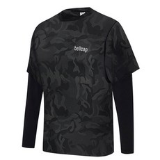 벨리프 남자 카모 레이어드 루즈핏 긴팔래쉬가드 워터파크 상의