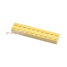 50pcs 2x10 도트 DIY 빌딩 블록 두꺼운 벽돌 16 색 교육 크리 에이 티브 어린이를위한 3006 플라스틱 장난, 08 Beige 50pcs