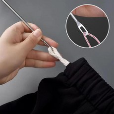 대형 바지 고무줄 끼우개 츄리닝 끈 끼우기 도구 의류 치마 밴드 셀프 수선 밴딩, 1개, 소