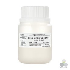 유기농 코코넛오일 엑스트라버진 만능크림원료 베이스오일 비누 화장품 재료, 100ml, 1개