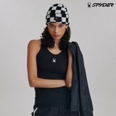 매장정품 스파이더 [스파이더 본사] 여성 트레이닝 슬리브리스 브라 탑 SPIPCNSL251WBLK 162231