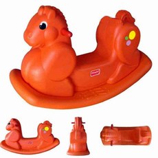 올몰 아기 유아 목마 오렌지 놀잇감 흔들놀이기구 승용완구