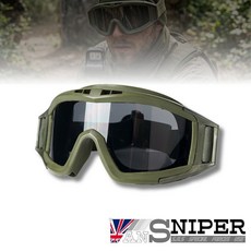 ANSNIPER 戰術風雪護目鏡, 軍綠, 1個