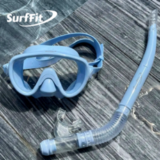 써핏 성인 스노쿨링 마스크 세트, 파우더 블루