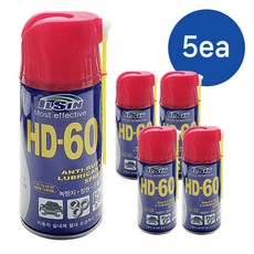 일신케미칼 HD-60 고급 방청윤활제 360ml 5캔 묶음, 1세트