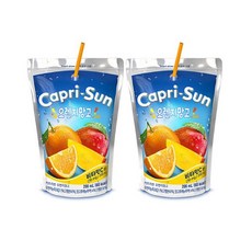 농심 카프리썬 오렌지망고, 200ml, 2개