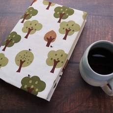 森林 可調式布書衣 媽媽手冊 寶寶手冊 A6 A5 B6, 1個