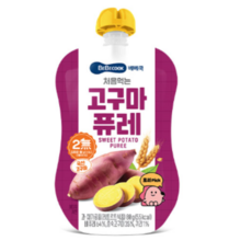 베베쿡 처음먹는 퓨레, 고구마, 80g, 5개