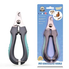 가용 반려견 손톱깎이 커터 용품 반려동물 동물 발가락 스테인레스 고양이 스틸 손질 가위, L 15X5 6X2cm, Green