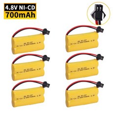 Jiaqi TT660 662 665 원격 제어 변형 자동차 로봇 전기 장난감 부품에 대 한 700mah 4.8V Ni-CD 충전식 배터리 팩, 3)BATTERY X6