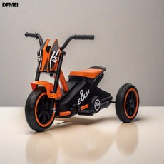 DFMEI 兒童卡丁車四輪腳踏自行車男女寶寶小孩運動健身玩具三輪童車騎行, 1個, 1cm, 橙色:參考詳情