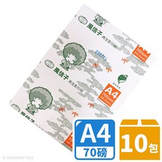 風信子 A4影印紙 再生影印紙 70磅 /一箱10包入(每包500張) A4 列印紙 再生紙 80磅影印紙 環保影印紙 -秦, A4, 10包