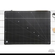 콩킹팜 윈스타 A3 컬러컷팅판 블랙 공부책상매트