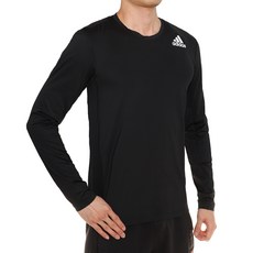 adidas 愛迪達 圓領長袖T恤